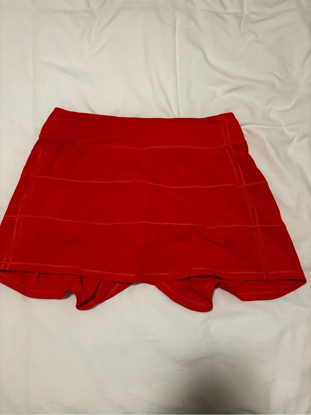 Red Active Skort for Women - Performance Tennis & Golf Shorts